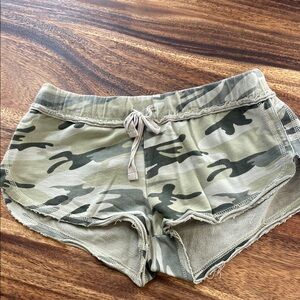 Mossimo Supply Co Green Athletic Shorts with Elastic Waistband